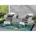 Mainstays Arlington Glen 5-Pc Wicker Patio Furniture Set $197