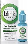 Blink Contacts Lubricating Eye Drops 0.34 oz $3.21