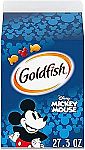 27.3 oz Goldfish Disney Mickey Mouse Cheddar Crackers $6.37