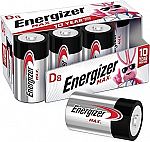8-Ct Energizer Max Premium Alkaline D Cell Batteries $7.56