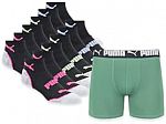 PUMA Men's 8 Pack Active Stretch Boxer Briefs $22.99 and more