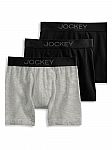 3-Count Jockey Essentials Boys' Cotton Stretch Boxer Brief Underwear $4.55 and more