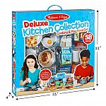 58-Piece Melissa & Doug Deluxe Kitchen Collection Cooking & Play Food Set $10