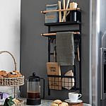 Household Essentials Metal Magnetic Organizer Rack $11.17