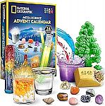 National Geographic Mega Science Advent Calendar w/ Experiments, Fossils & Gemstones $25.49