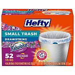 52-Count 4-Gallon Hefty Small Trash Bags $5.25
