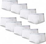 9-pack Hanes Men's Moisture-wicking Cotton Briefs $16 and more