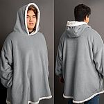 Mainstays Family Wearable Sherpa Hoodie Throw Blanket $12.98
