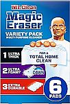 Spring Cleaning Supplies Sale: 6 Count Mr. Clean Magic Eraser Variety Pack $6 and more