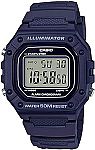 Casio Men's W-218H-1AVCF Classic Digital Display Quartz Black Watch $13.77