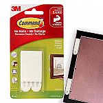 Command White 12 lb Picture Hanging Strips $2.91