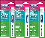 3-pack Benadryl Extra Strength Itch Relief Stick 0.47 fl oz $4.88