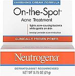 Neutrogena On-The-Spot Acne Treatment Gel with Benzoyl Peroxide 0.75 oz $3.92