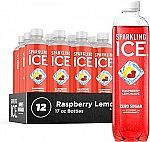 12-Pk Sparkling Ice, Raspberry Lemonade Sparkling Water 17 Oz $4.45