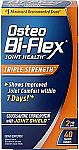 2 x 40 Count Osteo Bi-Flex Triple Strength Tablets $8.66 and more