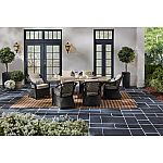 Home Decorators Rosebrook 7-Piece Wicker Outdoor Dining Set $1100 and more