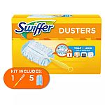 Swiffer Dusters Dusting Kit (1 Handle and 5 Dusters) $0.99