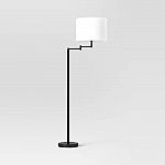 Metal Column Swing Arm Floor Lamp $17.59