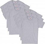 6-pk Hanes Men's Essentials Cotton Short Sleeve T-shirt $15.75 and more