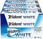 9-Pack of 16-Count Trident Sugar Free Gum from $4.40