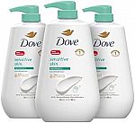 3-Pack Dove Body Wash with Pump 30.6 fl oz $16