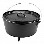 8-Quart Lodge Yellowstone Camp Dutch Oven w/ Lid $57.86