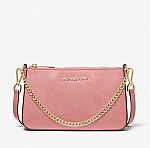 Michael Kors Saffiano Leather Crossbody Bag (Rose or Red) $49