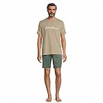 Eddie Bauer Mens Graphic Tee & Short Set $6