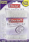 275 Picks The Doctor's BrushPicks Interdental Toothpicks $2.62 and more