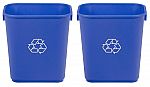 2-pk AmazonCommercial 3 Gallon Commercial Office Wastebasket $7.53