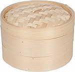 Trademark Innovations 10 Inch Diameter Bamboo Steamer $15 and more