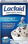 96-Count Lactaid Fast Act Lactose Intolerance Relief Caplets with Lactase Enzyme $13.78