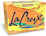 12-Pack 12oz LaCroix Sparkling Water (Peach-Pear) $3.60
