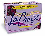 12-Pack 12-Oz LaCroix Naturally Sparkling Water (Black Razzberry) $3.75 and more