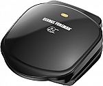 George Foreman 2-Serving Electric Indoor Grill and Panini Press $14