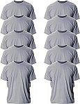 10-pack Gildan Adult Ultra Cotton T-Shirt (M, L, XL) $11.49