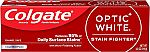 Colgate Optic White Stain Fighter Whitening Toothpaste $2.09