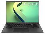 LG Gram 16 Laptop: 16" QHD+ IPS, i7-1260P, 16GB DDR5, 256GB SSD $749.99