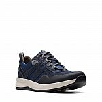 Clarks Mens WellmanTrailAP Leather Casual Sneakers Shoes $35