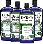 4 pack 34 fl oz Dr Teal's Foaming Bath with Pure Epsom Salt $17.67