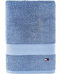 Tommy Hilfiger Modern American Solid Cotton 30" x 54"  Bath Towel $5.99 and more