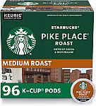 96-Count Starbucks K-Cup Coffee Pods (various) $32.32