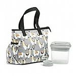 Fit + Fresh Insulated Lunch Bag w/ Salad Container $7.49