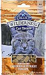 2-Oz Blue Buffalo Wilderness Grain Free Cat Treats $2.24