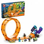 226-Piece LEGO City Stuntz Smashing Chimpanzee Stunt Loop Building Set $19.63
