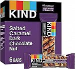 6 Count KIND Bars, Salted Caramel & Dark Chocolate Nut $5.46 and more