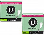 16-Ct U by Kotex Unscented Panty Liners + $2 ExtraBucks Rewards 2 for $1.83