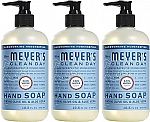 3-Ct 12.5-oz Mrs. Meyer's Clean Day Liquid Hand Soap (Rain Water) $8.62