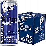 4-pack Red Bull Blueberry Edition Energy Drink, 8.4 Fl Oz $3.56 and more