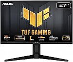ASUS TUF Gaming 27” QHD Gaming Monitor (VG27AQML1A) $229
